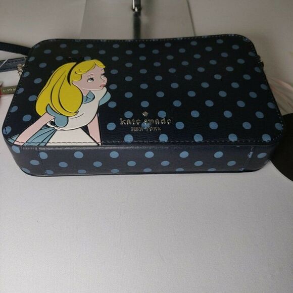 NWT WLR00610 Disney x Kate Spade Alice in Wonderland Crossbody Handbag - Picture 7 of 8